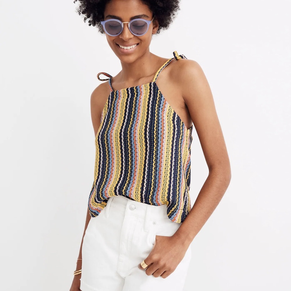 Women’s Texture & Thread by Madewell Multicoloured Tie Shoulder Tank Top size L
